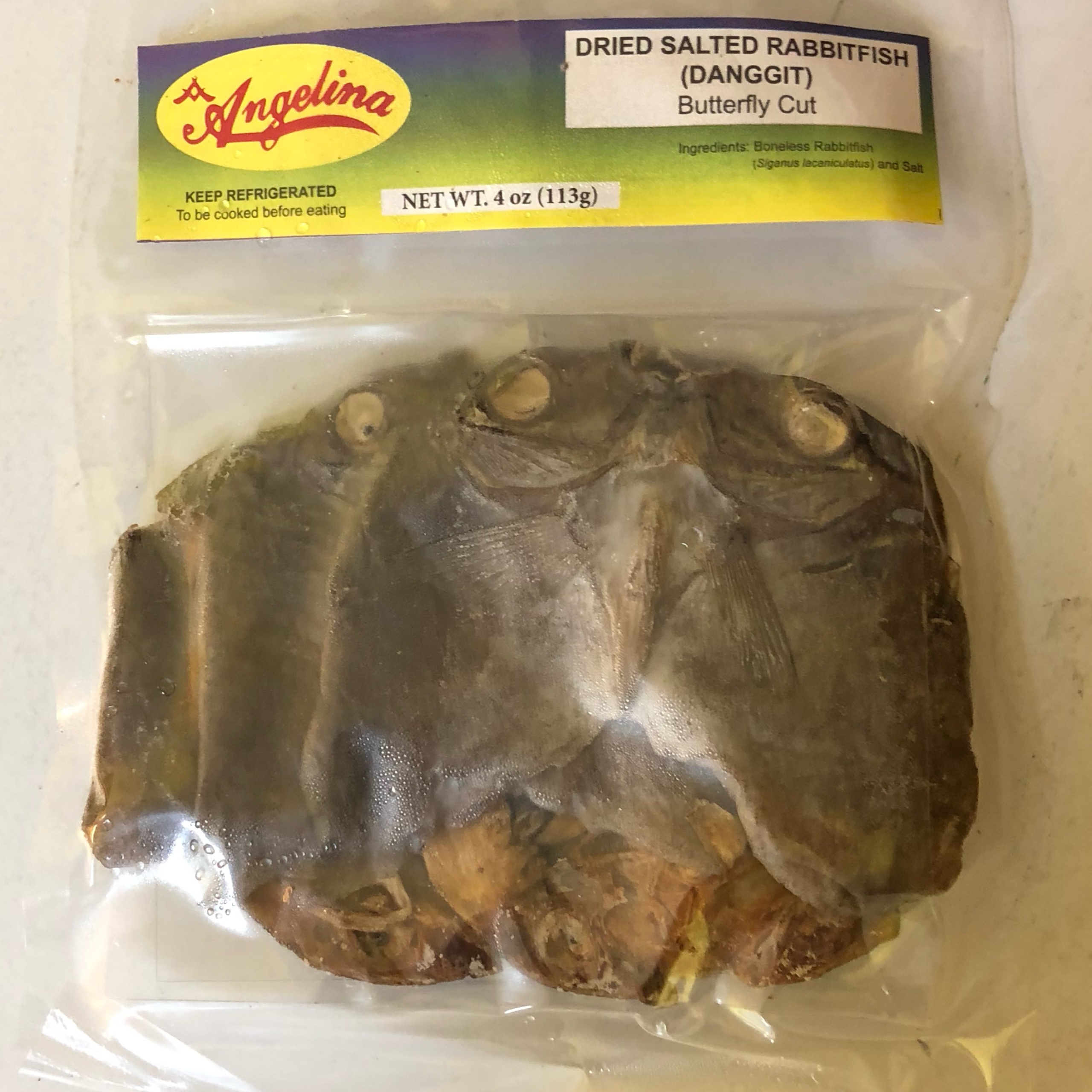 Angelina Dried Salted Rabbitfish Danggit Vmart Filipino Store